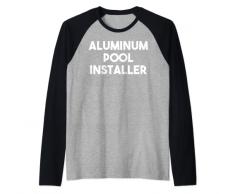 Installatore di alluminio della piscina Maglia con Maniche Raglan