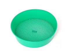 Setaccio da giardino in plastica verde enigmistico per attrezzi da giardinaggio in rete di pietra del terreno composito