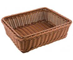 Assheuer & Pott ASS40276 poli-rattan vimini cestino GN 1/4 26,4 x 16,2 cm, altezza 10 cm