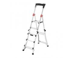 Hailo Hailo-8795-001-Scala a Forbici telescopica TL100 Topline (3-4-5 scalini), Adulti Unisex, No Aplica