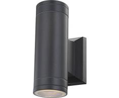 Globo Gantar 32028-2 - Lampada da parete da esterni, in alluminio, con LED a 5 W