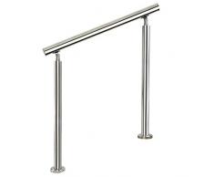 XIAOLIN Piscina Guardrail 304 Acciaio Inossidabile Argento Corrimano Piscina Antiruggine, Umanizzato Piscina Corrimano con Viti Autofilettanti (Size : 120cm)