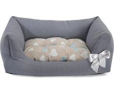 Cuccia Petit Sofà assortita per cani e gatti 60x40x22 cm