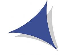 DKLE 3.5x3.5x3.5 m Vela Ombreggiante Impermeabile Giardino, Tenda A Vela Parasole Triangolare, Tenda Parasole Balcone con Kit di Montaggio, per Esterni Giardino Verande