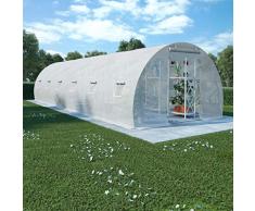 Festnight Serra Tunnel,Serra da Giardino,Serra Grande,Serra da Terrazzo,Serra con Fondazione in Acciaio 27 m² 900x300x200 cm