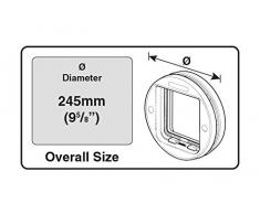Cat Mate Gattaiola con sportello bloccabile a 4 Vie
