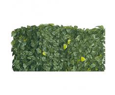 VERDELOOK Sempreverde® Point, Siepe Artificiale 1,5x3 m, Foglia Lauro, per Decorazioni Giardino