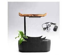 Fontane da Interno Fontane Decorative Fontana desktop in ceramica circolante flowing decoration water decoration indoor atomization umidificatore fontana feng shui soggiorno decorazione Interni Fontan