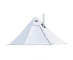 SXFYHXY Tenda a Piramide Tipi Tende Calde con Foro per La Stufa Finestre Campeggio Allaperto Famiglia Teepee Tenda Indiana per 2-4 Persone per Viaggi Allaperto Escursioni Accessori