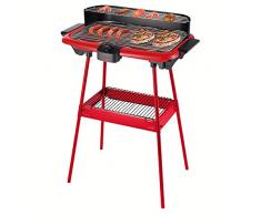Be Nomad dom297r Barbecue elettrico su piedi rosso/nero