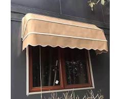 BPILOT Tenda Da Sole for Porte E Finestre- Retrattile Vela Ombreggiante Patio Ponte Copertura Antipioggia E Antineve for Tettoia A Cappottina for Commerciale E Residenziale (Color : Khaki, Size : 70