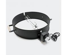 Girarrosto elettrico rotondo con fascia Ø 57 cm x H 15 cm per Barbecue