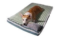 UKKO Letto per Cani Cuscino Imbottito Invernale per Piccoli Cani da Letto Grandi Letto Letto Super Morbido Materasso Durevole-01,S