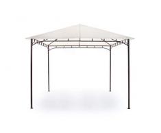 sal mar Gazebo Rodi, Misura 3x4 m, in Metallo, Palo 40x40, Beige
