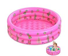 Piscina Bambini,Piscinette per bambini,Piscina Gonfiabile per Bambini,Piscina Gonfiabile Bambini,Piscina Gonfiabile Rotonda,Piscina Gonfiabile Portatile,PVC Durevole 3 Camera daria Individuali