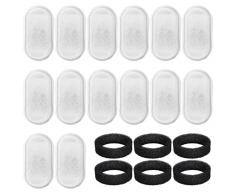 Filtri Fontanella per Gatti, 14 Filtro + 6 di Spugna de Fontanella per Gatti Filtro per Capelli (Spugna) Tripla Filtrazione (Filtro) Fontana in Acciaio Inox Fontana Per Animali Domestici