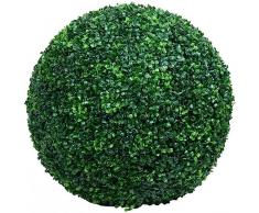XONE Bosso Luxury Artificiale Diametro 53cm | Palla Sfera Artificiale | Buxus Cespuglio Foglie Verdi in PVC