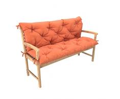 Cuscino trapuntato per panca dondolo altalena elegante e comodo per giardino terazza ampia scelta di colori e dimensioni