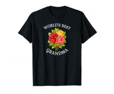 Mazzo di rose della nonna del mondo Maglietta
