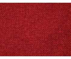 Arketicom 2 Cuscini Per Sedie Panche Bancali e Banchetti Rettangolari CON LACCI Antiscivolo 50-50 Fatti su Misura in Misto Colore Rosso cm 40x50x3 (cuscino sedia bancale banco panca panchina casa giardino)