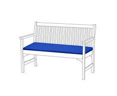 Gardenista Cuscino per panchina da patio, giardino | Cuscino 2 posti per mobili da esterni,patio,giardino| Materiale impermeabile | Comodo resistente e leggero (Blu)