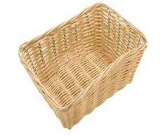 Paderno World Cuisine - Cesto rettangolare per pane in polyrattan, 28 x 20 cm