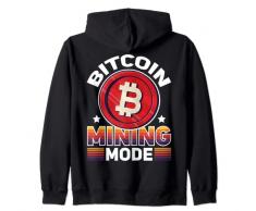 Accetta Bitcoin Divertente criptovaluta Crypto Mining Felpa con Cappuccio
