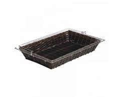 Cesto Gn 1/1 Marrone Scuro, Polirattan