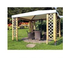 LOSA Gazebo in Legno di Pino da Giardino Esterno Modello Capri 300x300