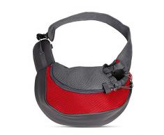 PETEMOO Borsa da Viaggio per Cani Trasportino da Passeggio Ideale per Cani o Gatti Piccola