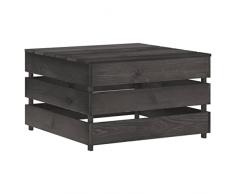 vidaXL Tavolo da Giardino in Pallet in Legno di Pino Impregnato