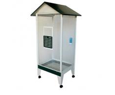 Ropet Voliera Uccelli Professionale Top Gabbia Allevamento Volatili 66X56X165 Italiana