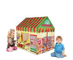 Tenda da gioco per bambini piccoli, casetta da gioco interna ed esterna, tenda da gioco, castello principessa per ragazze, tenda da gioco per bambini Castello da bambini rosa Tenda da gioco Tenda da