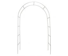 BELUAPI Pergola in metallo pergolato da giardino, arco da giardino, arco per matrimonio, arco in metallo per piante rampicanti