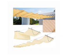 Veranda Per Gazebo Vela Parasole Di Ricambio Retrattile Per Il Terrazzo Del Portico Del Patio Dellombrellone Dellonda Hardware Per Cinturino Rimovibile Per Una Facile Installazione