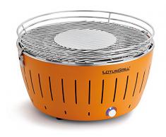 LotusGrill G-OR-435 Barbecue a Carbone senza Fumo XL, 43.5 x 35 x 25.7 cm, colore Arrancione