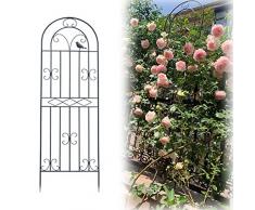 LDFZ Grande Graticcio da Giardino, Portapiante in Ferro, per Vite Rampicante Fiore Cetriolo Clematide Traliccio Arrampicata, 50cm X 200cm/180cm