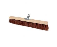 Scopa da Giardino per Esterni, Scopa a Spinta Multifunzionale Larga da 19,69 Pollici Scopa per Pulizia del Pavimento Scopa per Patio, Spazzola per Autolavaggio con Manico Lungo, Scopa da Giardino di 3