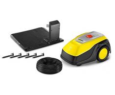 Kärcher RLM 4 Robot Tosaerba - Resa per Area 500 m², Massima Pendenza Superabile 45%, Altezza di Taglio Regolabile 25/55 mm, Stazione di Ricarica, Filo di Confine