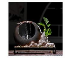 Ornamenti di Feng Shui della Fontana DellInterno di Stile Moderno, Grande per LOrnamento Domestico, Compleanno Ideale, Anniversario O Presente di Nozze,A