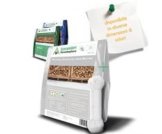 CoverUp! Telo ombreggiante 4 x 6 m incl. 22 m corda - tenda da sole con occhielli telo protettivo antistrappo impermeabile 120 g/m² - bianco