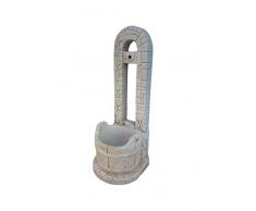 FONTANA MARTINA DA RUBINETTO/FONTANA DA GIARDINO PER ESTERNO IN CEMENTO E POLVERE DI MARMO/FONTANINA VEDOVELLA FANULI MANUFATTI