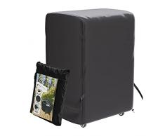 Gurkkst Telo di copertura impermeabile per barbecue 420D, resistente alle intemperie, alta prestazioni, copertura per barbecue Oxford (76 x 66 x 110 cm)