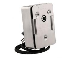 BBQ-TORO Motore in Acciaio Inossidabile per spiedo da Barbecue, girarrosto e Altro Ancora, 2 Giri/min (Giri al Minuto) - 50 Hz - 4 Watt