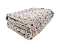 PAWZ Road Soffice Coperta Cane Morbido Caldo Lavabile Copertina Tappeto per Cani Gatti Cuccioli Stuoia Pads (XL 150x200CM, Beige)