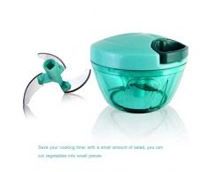 Cucina Gadget Cucina Pull String Robot da cucina Portatile/Affettaverdure/Trinciapaglia/Tritacarne/Mescolatore Semplice e Pratico