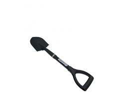 Spaceshop® Mini Pala Scavo Vanga Acciaio Metal Detector Multiuso Asta Fibra di Vetro Leggera 73cm