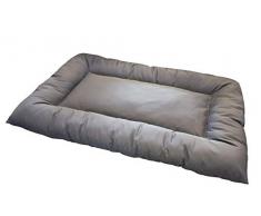 CROCI Revenant Voyage, Cestino per cani, Letto in memory foam, Materasso ergonomico con rivestimento lavabile, Cuscino impermeabile, Letto per cani, Taglia XL 111x73, Grigio