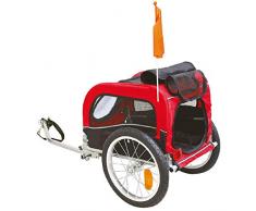 Croci Cargo Bike – Rimorchio da Bicicletta e passeggino per cani – Pratico Trasportino Cane Bici Spazioso e Comodo - Lungo 116 cm per cani di peso fino a 20 kg