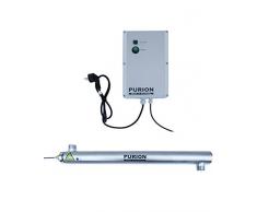 PURION 2501 Sistema UV Sistema di disinfezione dellAcqua dellAcqua della Piscina più Pulito chiarificatore dellAcqua con Acciaio Inox